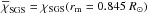 \hbox{$\chiSGSm=\chiSGS(r_{\rm m}=0.845~R_\odot)$}