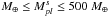 \hbox{$M_\oplus \leq M^s_{pl} \leq 500~M_\oplus$}