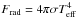 \hbox{$F_{\rm rad}=4\pi\sigma T_{\rm eff}^4$}