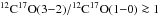 \hbox{$\Istp{12}{17}(3{-}2)/\Istp{12}{17}(1{-}0) \ga 1$}