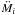 \hbox{$\ddot{M}_{i}$}