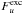 \hbox{$F_u^{\rm exc}$}