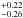 \hbox{$^{+0.22}_{-0.26}$}