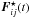 \hbox{${\vec F}^{\star}_{ij}(t)$}