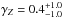\hbox{$\gamma_{Z}=0.4^{+1.0}_{-1.0}$}