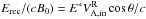 \hbox{$E_\mathrm{rec}/(cB_0) = E^* V^\mathrm{R}_\mathrm{A,in}\cos\theta /c$}
