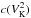 \hbox{$c(V^2_\textrm{K})$}