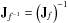 \hbox{${{\bf J}}_{{f}^{-1}}=\left({\bf J}_{{f}}\right)^{-1}$}