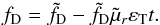 \appendix \setcounter{section}{4} \begin{eqnarray} f_\mathrm{D}=\tilde{f}_\mathrm{D}-\tilde{f}_\mathrm{D}\tilde{\mu}_r\varepsilon_\mathrm{T}t. \end{eqnarray}