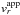 \hbox{$v_r^\mathrm{app}$}