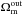 \hbox{$\Omega_{\mathrm{m}}^{\mathrm{out}}$}