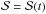 \hbox{$\vS=\vS(t)$}