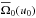 \hbox{$\overline{\Omega}_0(u_0)$}