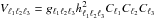 Mathematical equation: \hbox{$V_{\ell _1 \ell _2 \ell _3} = g_{\ell _1 \ell _2 \ell _3} h^2_{\ell _1 \ell _2 \ell _3} C_{\ell_1} C_{\ell_2} C_{\ell_3}$}