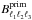 Mathematical equation: \hbox{$B^{\rm prim}_{\ell_1 \ell_2 \ell_3}$}
