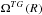 Mathematical equation: \hbox{$\Omega^{{TG}}\left(R\right)$}