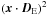 Mathematical equation: \hbox{$\left(\PointingE\cdot\DipoleE\right)^2$}