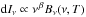 Mathematical equation: \hbox{${\rm d}I_\nu \propto \nu\hspace{1pt}^\beta B_\nu(\nu,T)$}