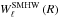 Mathematical equation: \hbox{$W^{\rm SMHW}_\ell\left(R\right)$}