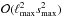 Mathematical equation: \hbox{$\clo(\ell_{\rm max}^2 s_{\rm max}^2)$}
