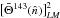 Mathematical equation: \hbox{$\big[\bar{\Theta}^{143}(\hat{n})\big]^2_{LM}$}