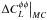 Mathematical equation: \hbox{$\left. \Delta C_L^{\phi\phi}\right|_{\sc{MC}}$}
