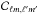 Mathematical equation: \hbox{${\cal C}_{{\elt}m, {\elt}'m'}$}