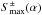 Mathematical equation: \hbox{$S_{\rm max}^{\pm}(\alpha)$}