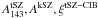 Mathematical equation: \hbox{$A^\mathrm{tSZ}_{143}, A^\mathrm{kSZ}, \xi^\mathrm{tSZ-CIB}$}