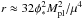 Mathematical equation: \hbox{$r \approx 32 \phi^2_* M^2_\mathrm{pl}/\mu^4$}