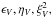 Mathematical equation: \hbox{$\epsilon_V, \eta_V, \xi^2_V,$}