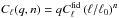 Mathematical equation: \hbox{$C_{\ell}(q,n)=qC_{\ell}^{\textrm{fid}}\left(\ell/\ell_{0}\right)^{n}$}