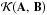 Mathematical equation: \hbox{$\mathcal{K}\bigl(\mathbf{A},\,\mathbf{B}\bigr)$}