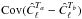 Mathematical equation: \hbox{${\rm Cov}(\hat{C}_{\ell}^{T_{a}}-\hat{C}_{\ell}^{T_{b}})$}