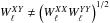 Mathematical equation: \hbox{$W^{{XY}}_\ell \ne\left(W^{{XX}}_\ell W^{{YY}}_\ell \right)^{1/2}$}