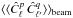 Mathematical equation: \hbox{$\langle\langle\hat{C}_{\ell}^{p}\,\hat{C}_{\ell'}^{q}\rangle\rangle_{\text{beam}}$}