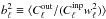 Mathematical equation: \hbox{$b_\ell^2 \equiv \langle C_\ell^{\rm out} /(C_\ell^{\rm inp} w_\ell^2) \rangle$}