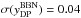 Mathematical equation: \hbox{$\sigma(y_{\rm DP}^{\rm BBN})=0.04$}