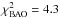 Mathematical equation: \hbox{$\chi^2_{\rm BAO}=4.3$}