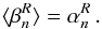Mathematical equation: \begin{eqnarray} \label{eq:bestfitbeta} \langle \beta^R_n\rangle = \alpha^R_n\,. \end{eqnarray}