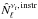\hbox{$\hat{N}^{\nu_i,\,{\rm instr}}_\ell$}