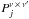\hbox{$P^{\nu \,\times\, \nu^\prime}_{j}$}