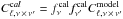 \hbox{$C_{\ell, \nu \,\times\, \nu^\prime}^{\textrm cal} = f_{\nu}^{\rm cal} f_{\nu^\prime}^{\rm cal} C_{\ell,\nu \,\times\, \nu^\prime}^{\textrm{model}}$}