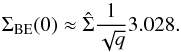 Mathematical equation: \hbox{$\Sigma_{\rm crit}(0)\sim10.0705\hat\Sigma,$}