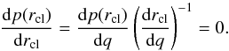Mathematical equation: \appendix \setcounter{section}{1} \begin{eqnarray} \label{eq_massn3} M_{\rm sph,3}(q) &= & \frac{K^2\xi^{3/2}_3 \sqrt{q}}{\sqrt{4\pi G^3 p_{\rm ext}}}\left\{\ln\left[q^{-\frac{1}{3}}+q^{-\frac{1}{3}}\sqrt{1-q^{\frac{2}{3}}}\right] \right.\nonumber\\ &&-\left.\sqrt{1-q^{\frac{2}{3}}}\right\}, \end{eqnarray}