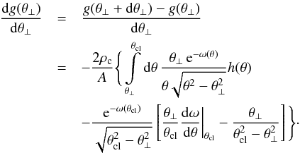 Mathematical equation: \hbox{$\theta_{\|}=\sqrt{\theta^2-\theta_\bot^2}$}