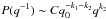 Mathematical equation: \hbox{$\hat r_4\approx q^{\frac{1}{4}}(1-0.5q^{1/2})$}