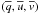 Mathematical equation: \hbox{$(\overline{q},\overline{u},\overline{v})$}