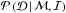 Mathematical equation: \hbox{$\mathcal{P}\left(\mathcal{D}\, |\,\mathcal{M}, \mathcal{I}\right)$}