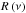 Mathematical equation: \hbox{$R \left( \nu \right)$}